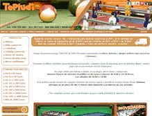 Tablet Screenshot of billares-futbolines.com